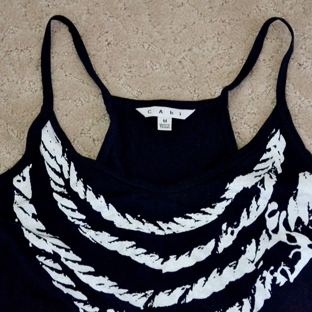 Navy Nautical Racerback Tank - Picture 2 of 4